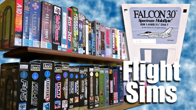 Classic FLIGHT SIMS Collection & Favorites [MS-DOS ROCKS!]